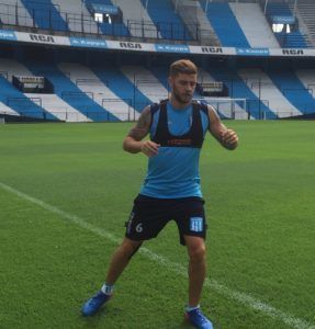 Barbieri entrenando diferenciado.