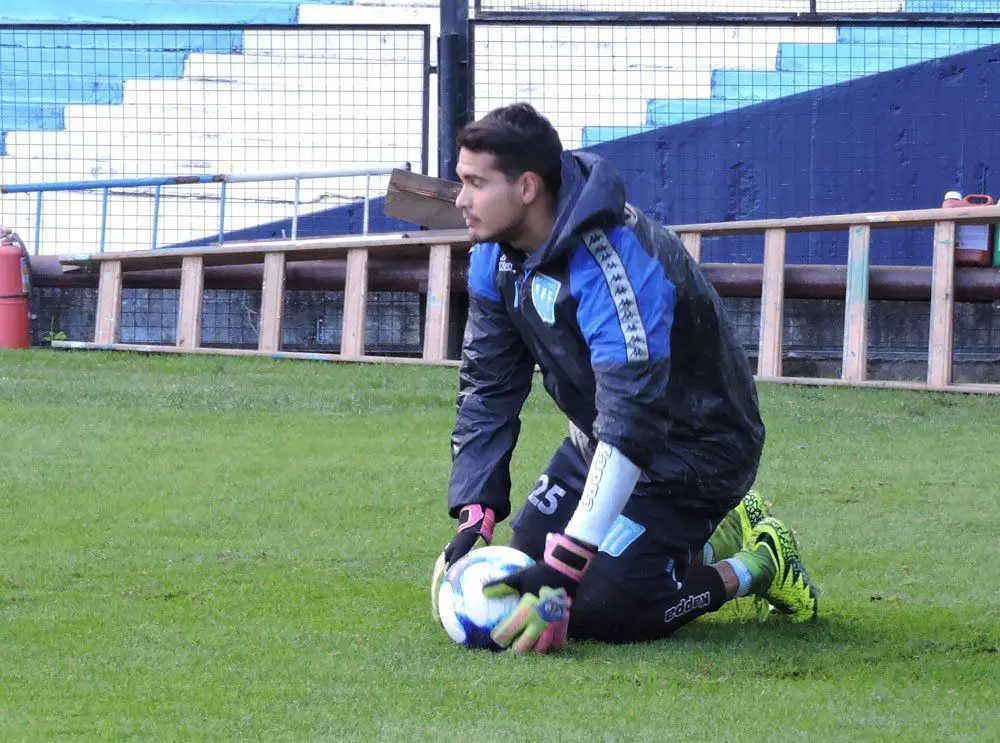 Chila Gómez se lesionó en la pretemporada de Racing del verano pasado, en el predio de la AFA, en Ezeiza.