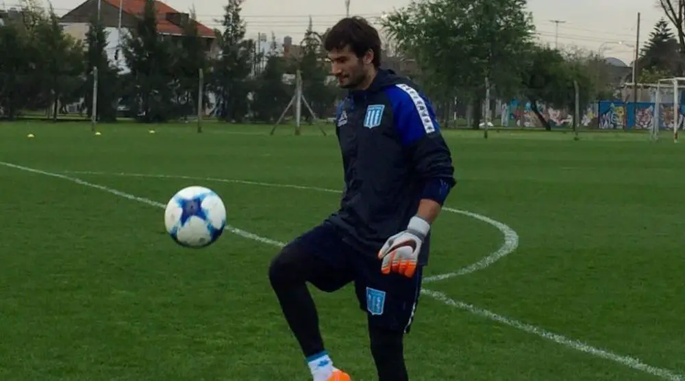 Javier García en Racing.