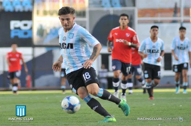 Espósito sólo jugó 20 minutos en la Reserva de Racing en 2020.