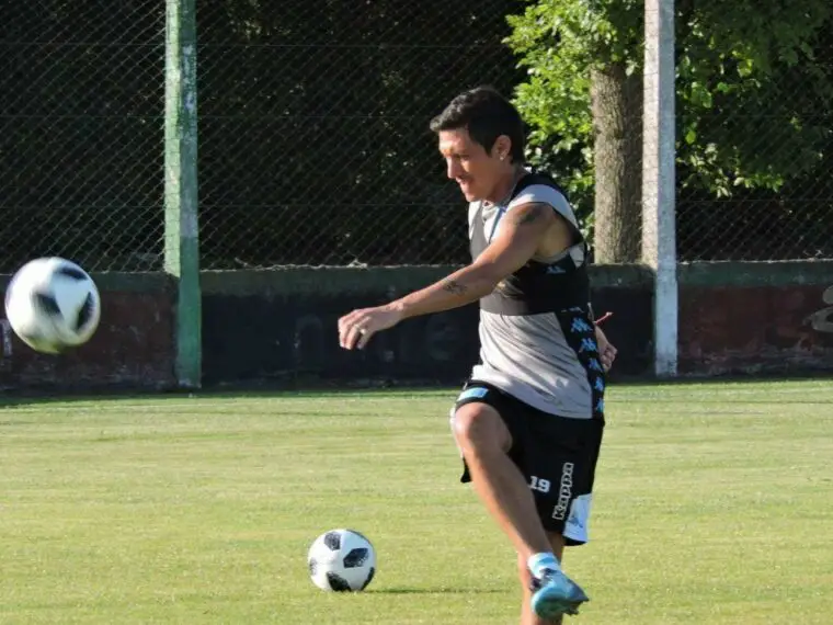 Neri Cardozo en el entrenamiento