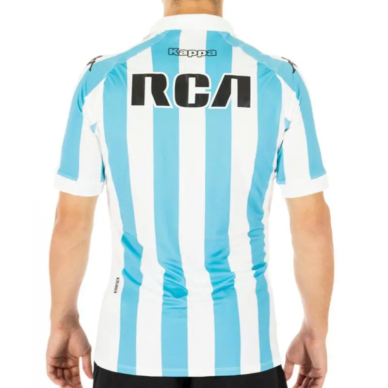 Espalda de la nueva camiseta Kappa de Racing.