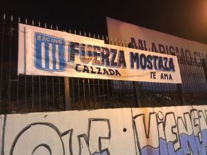 Cartel apoyando a Mostaza Merlo