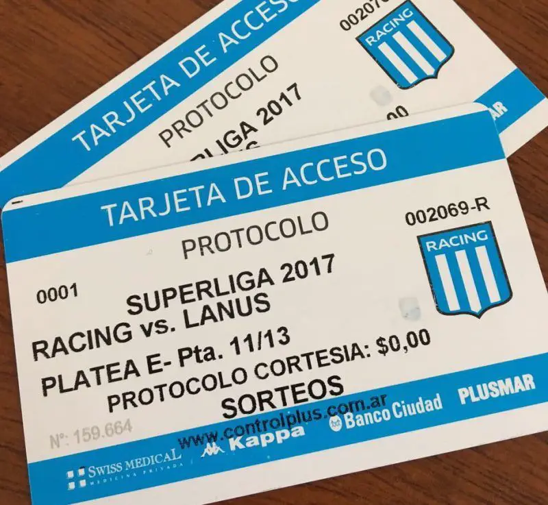 Entradas de Racing