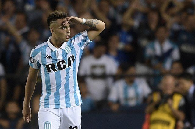 Lautaro Martínez en Racing.