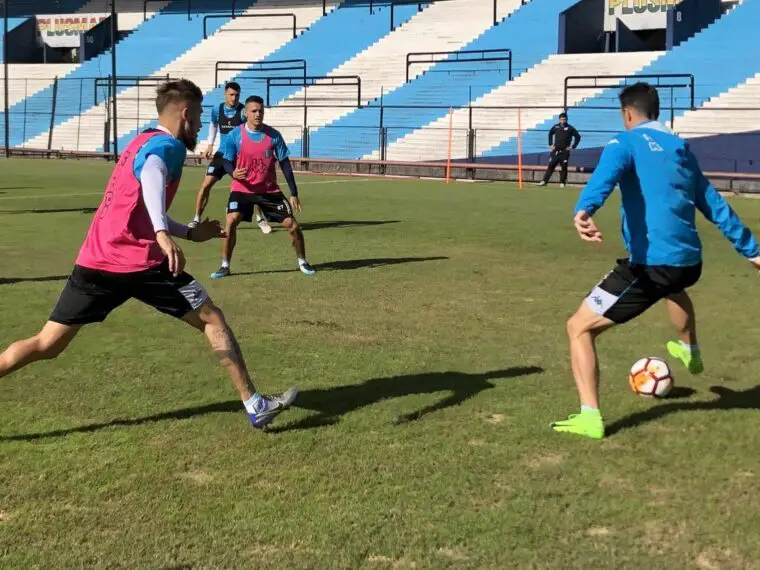 Racing entrenando en el Cilindro.