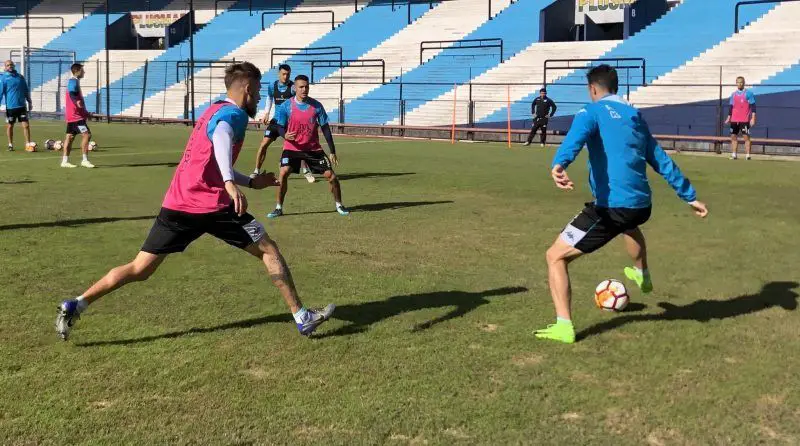 Racing entrenando en el Cilindro.