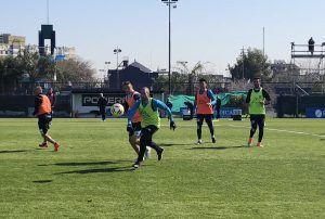 Racing, fútbol reducido.