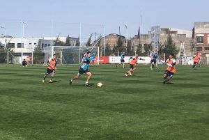 Entrenamiento de Racing en el predio Tita Mattiussi.