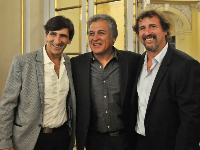 Costas con Fillol y Fabbri.