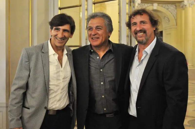 Costas con Fillol y Fabbri.