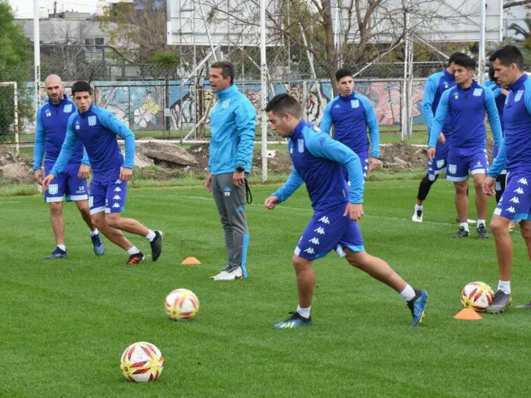 Un ausente en la práctica de Racing