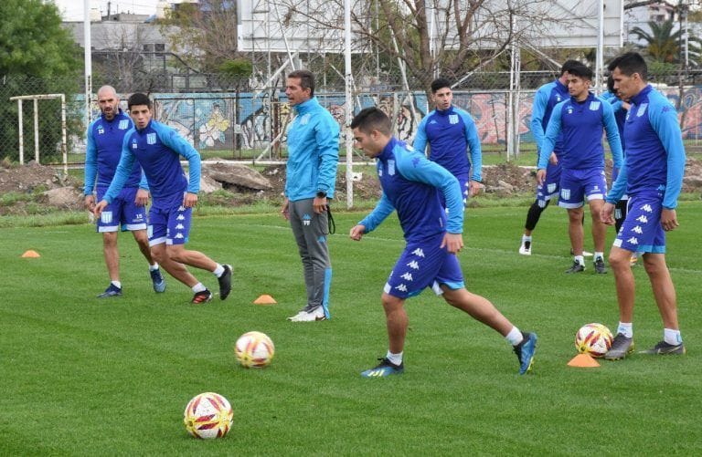 Un ausente en la práctica de Racing
