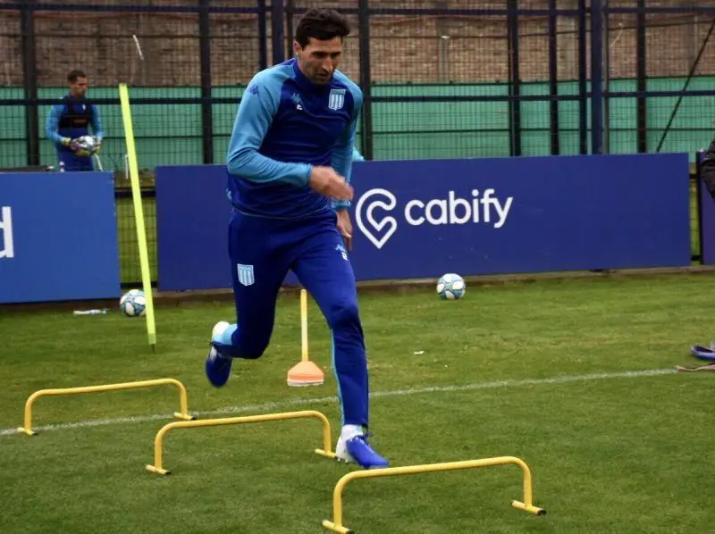 Rojas entrenamiento Racing