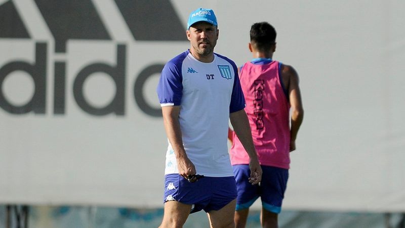 Coudet practica de Racing