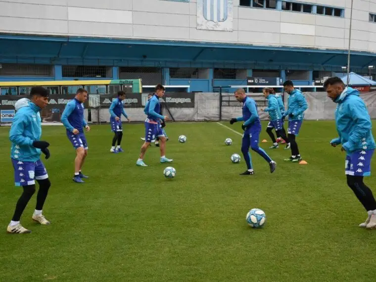 Rojas entrenamiento Racing