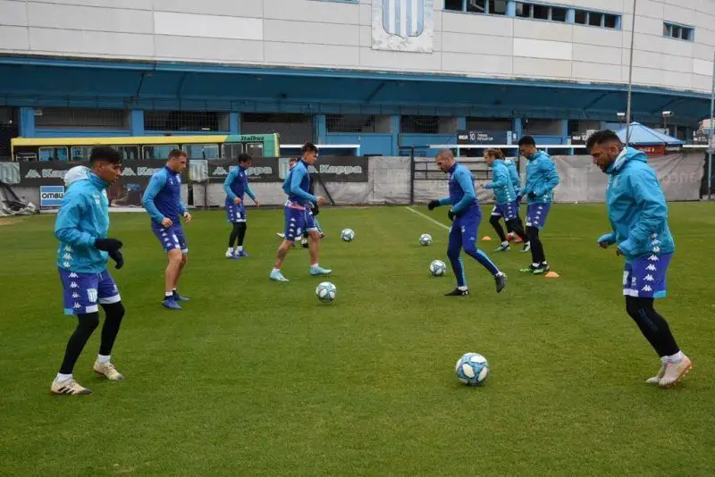 Rojas entrenamiento Racing