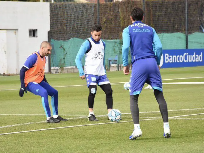 Rojas entrenamiento Racing