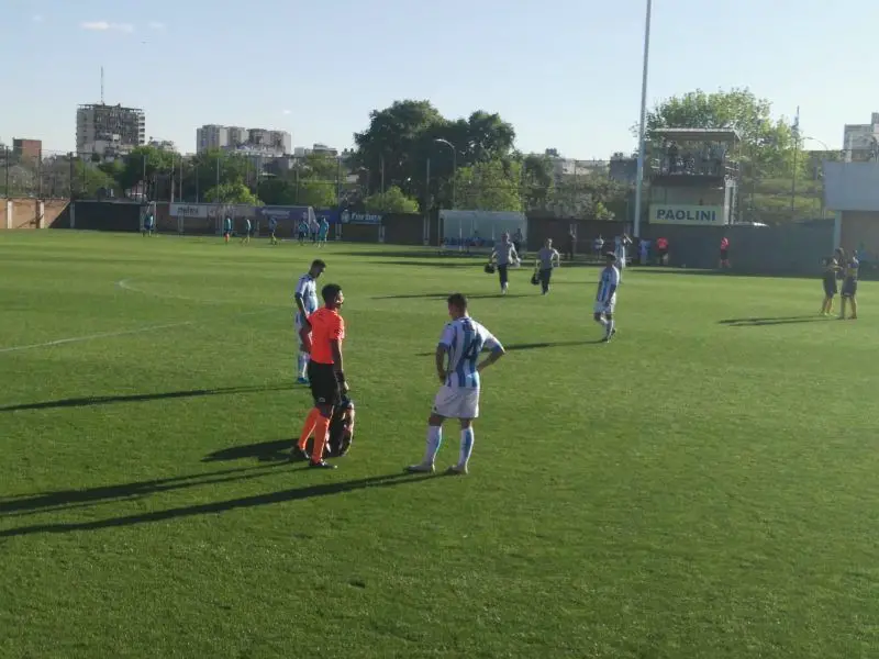 El Pumita Rodríguez Bebanz en la Reserva de Racing