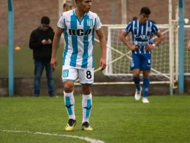 Matías Núñez, aguerrido volante de Racing