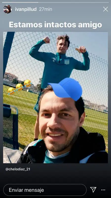 Racing positivo entrenamientos