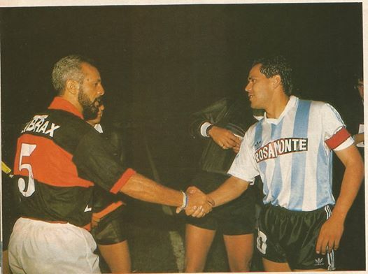 Flamengo-Racing, en 1992.