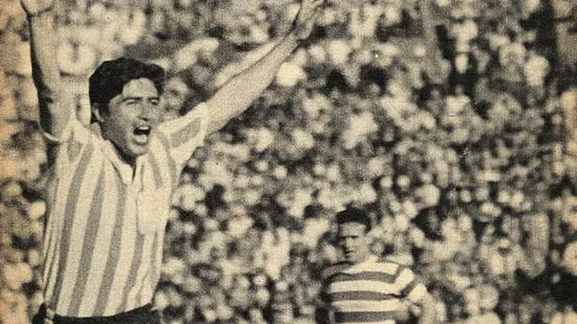 Cárdenas, autor del gol. 