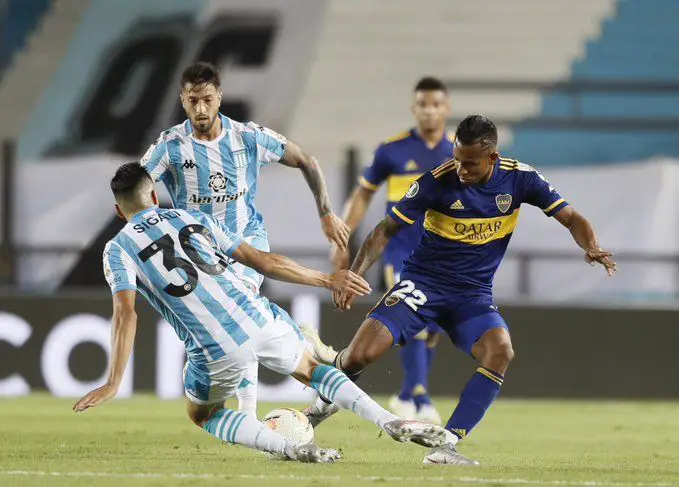 puntajes Racing Boca