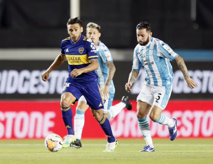 Racing Boca día y hora