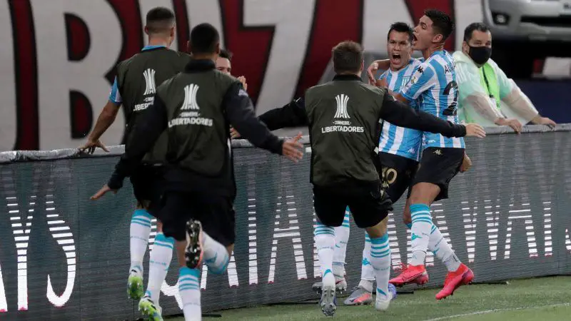 racing elimino al flamengo en el maracana