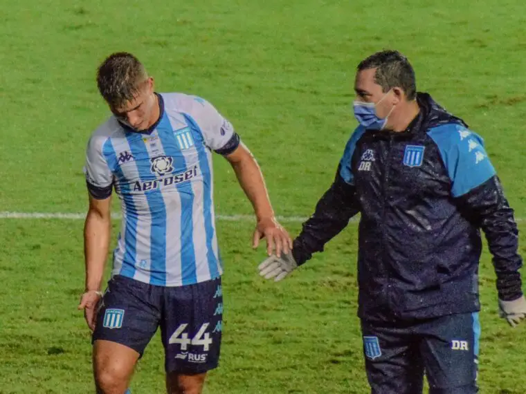 Maggi y el penal en Racing