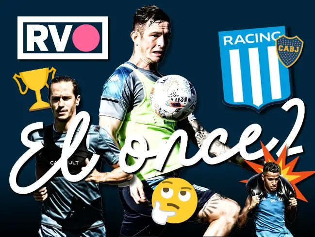 Racing Vivo - El once vs. Boca - Orban, Moreno y López