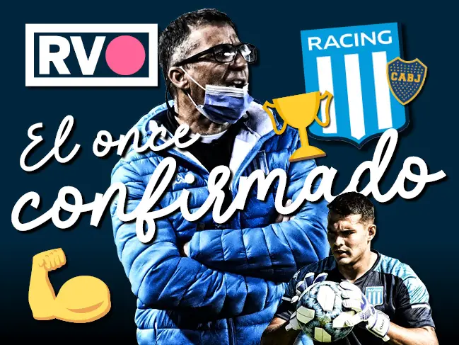 Racing Vivo - El once vs. Boca - Chila Gómez