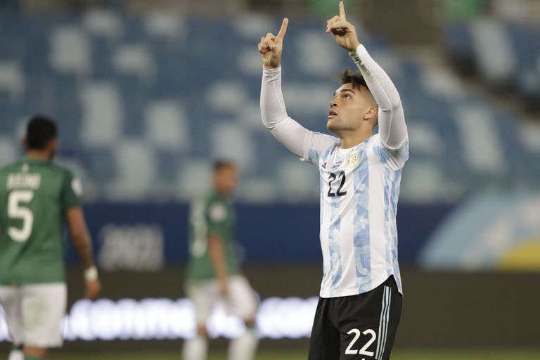 Lautaro Martínez y su gol en horario racinguista