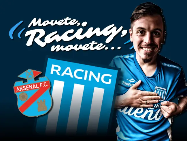 Movete, Racing, Movete - Arsenal 0 vs. Racing 3