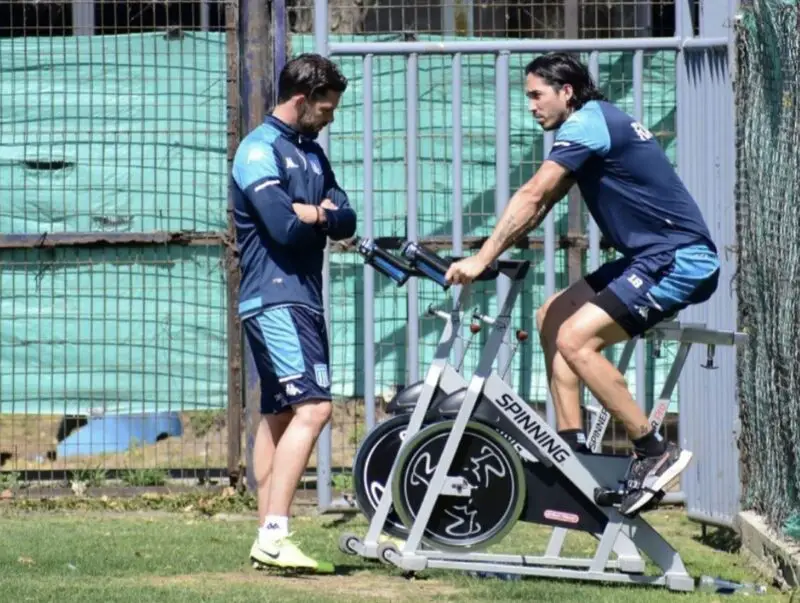 Racing, Schelotto, lesión