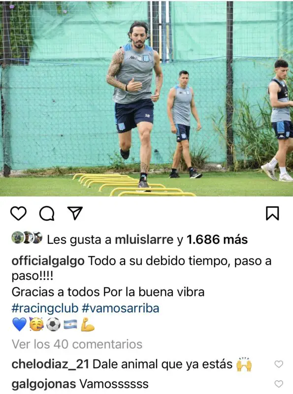 Racing, Schelotto, lesión.