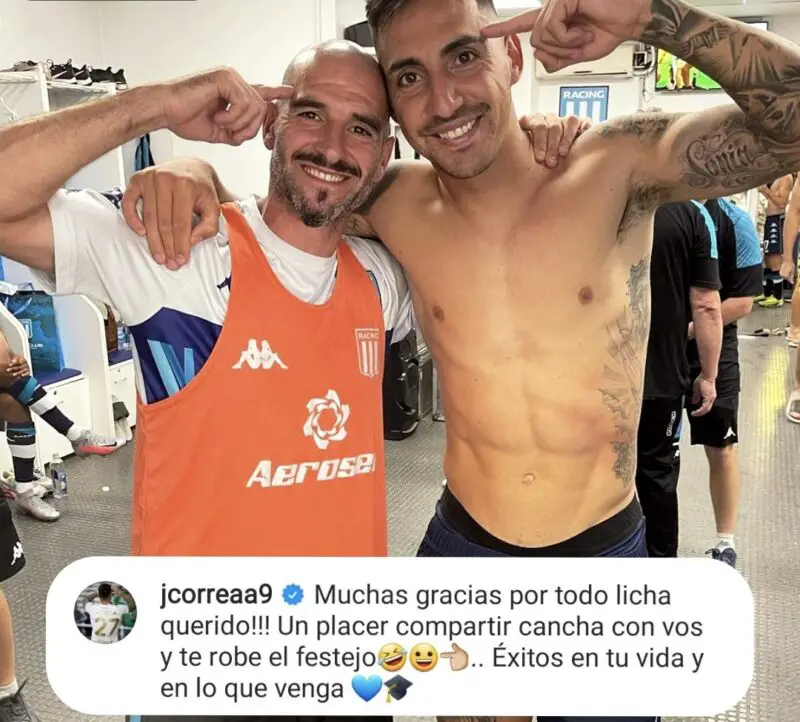 Racing, Correa, Licha López.