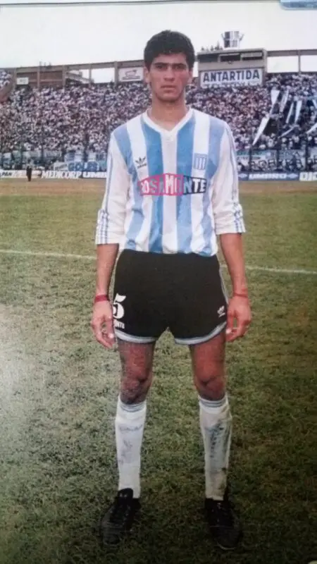 Pablo Gomis, como jugador de Racing