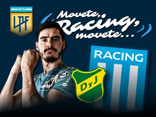 Movete, Racing, Movete - Defensa vs. Racing