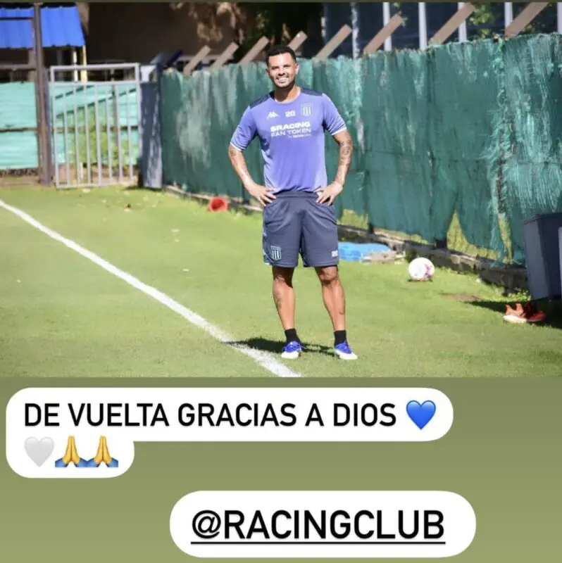 Cardona cerca de volver a jugar en Racing