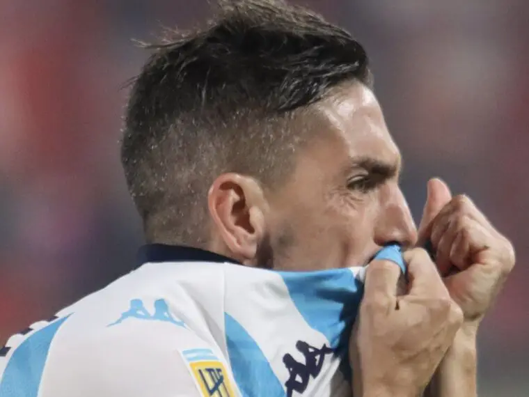 Hauche explotó de felicidad en Racing