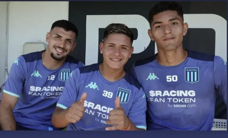 Galván en la Reserva de Racing