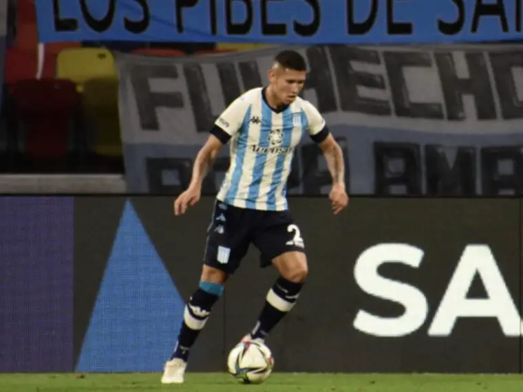 Cáceres titular en Racing por la Copa Argentina