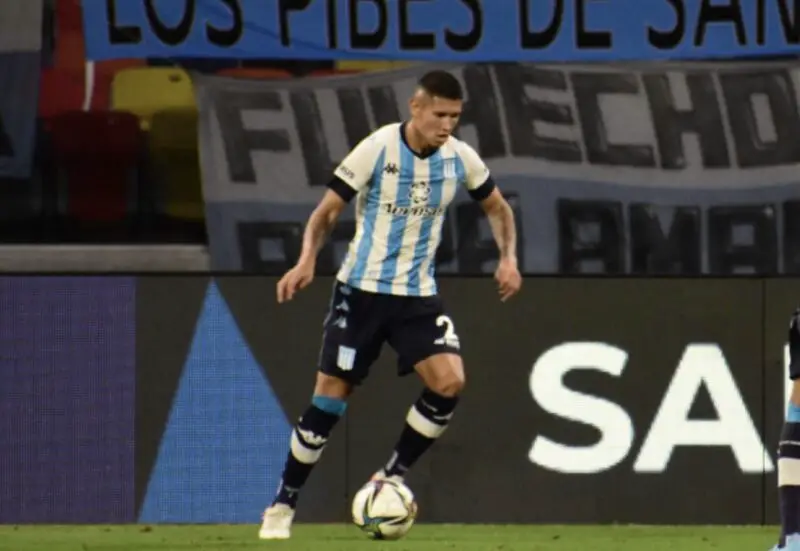 Cáceres titular en Racing por la Copa Argentina