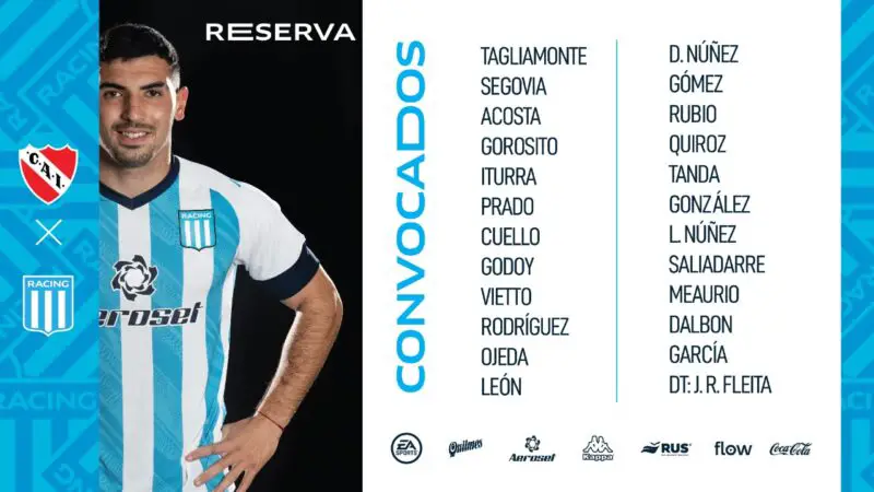 Racing Reserva Gómez clásico