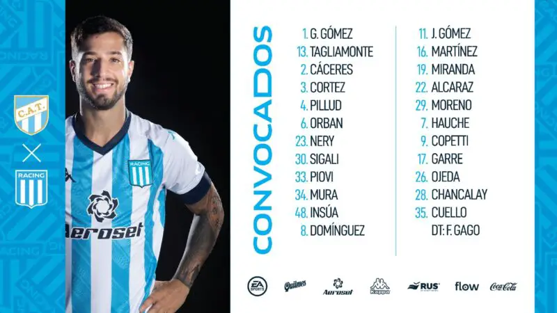 Racing Ojeda banco Tucumán 