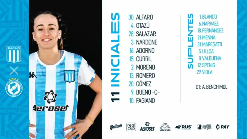 Racing femenino San Carlos