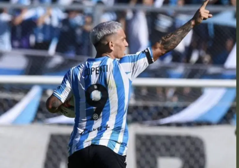 Copetti lleva cinco goles en Racing en la Copa de la Liga