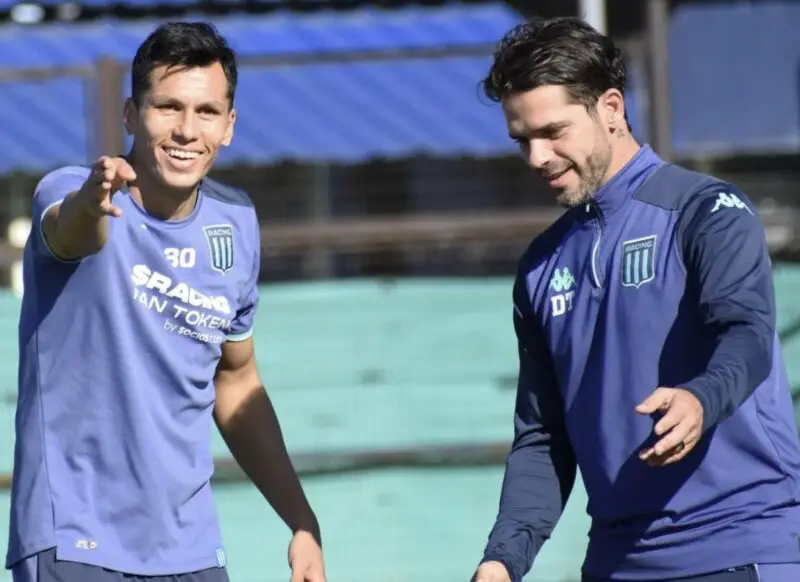 Racing entrenamiento Sigali Rojas 